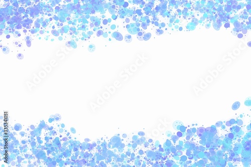 Colorful dot background frame illustration for card design