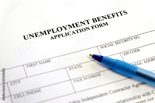 Unemployment Benefits Application Form photo