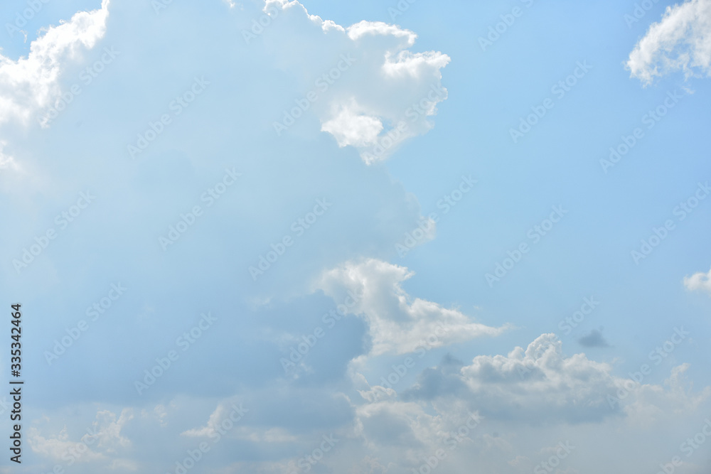 Beautiful blue sky and beautiful clouds. Beautiful blue sky and beautiful clouds.