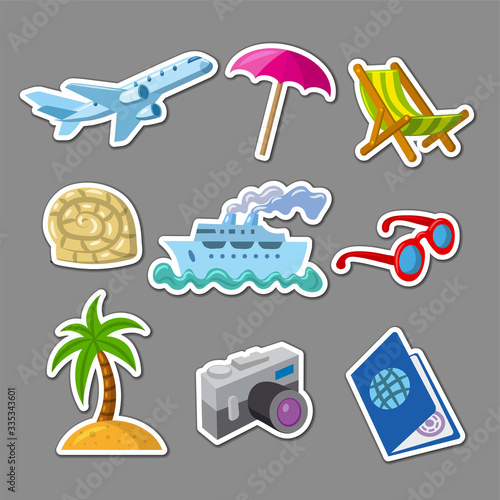 travel and journey stickers