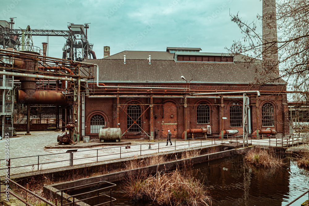 Landscape park Duisburg Nord industrial culture Germany Landscape park Duisburg Nord industrial culture Germany