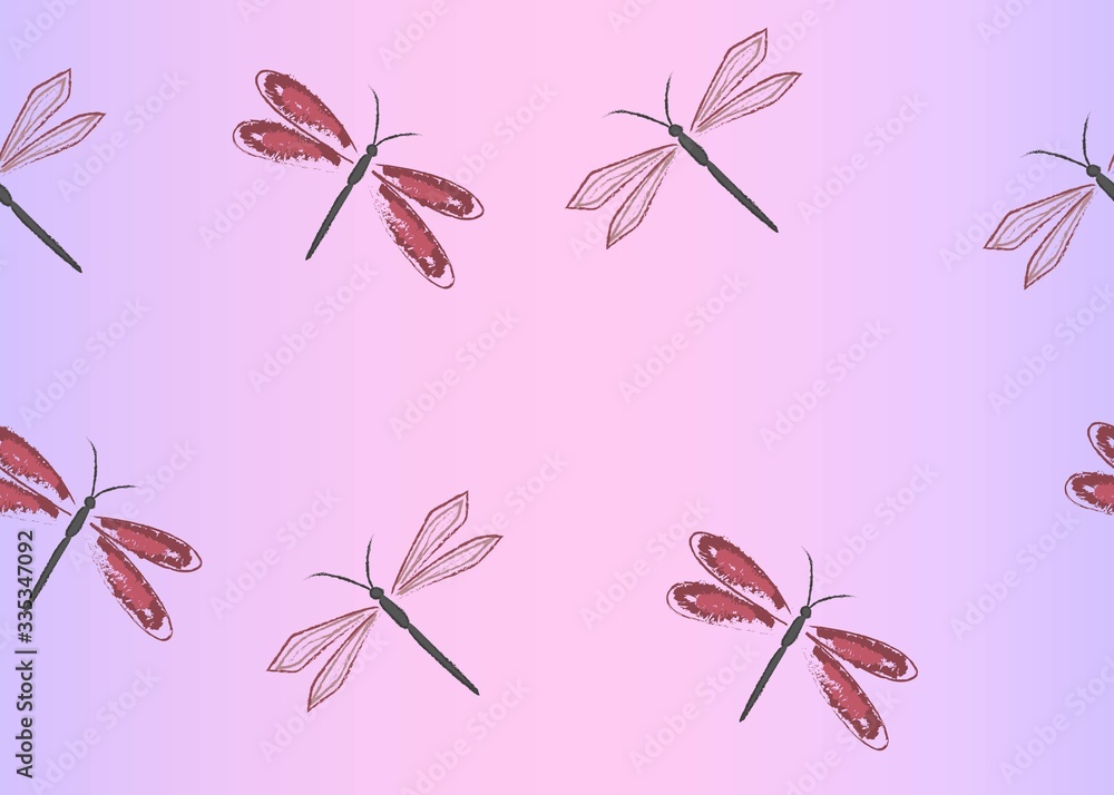 Seamless Pattern Floral Illustration Seamless Pattern Floral Illustration