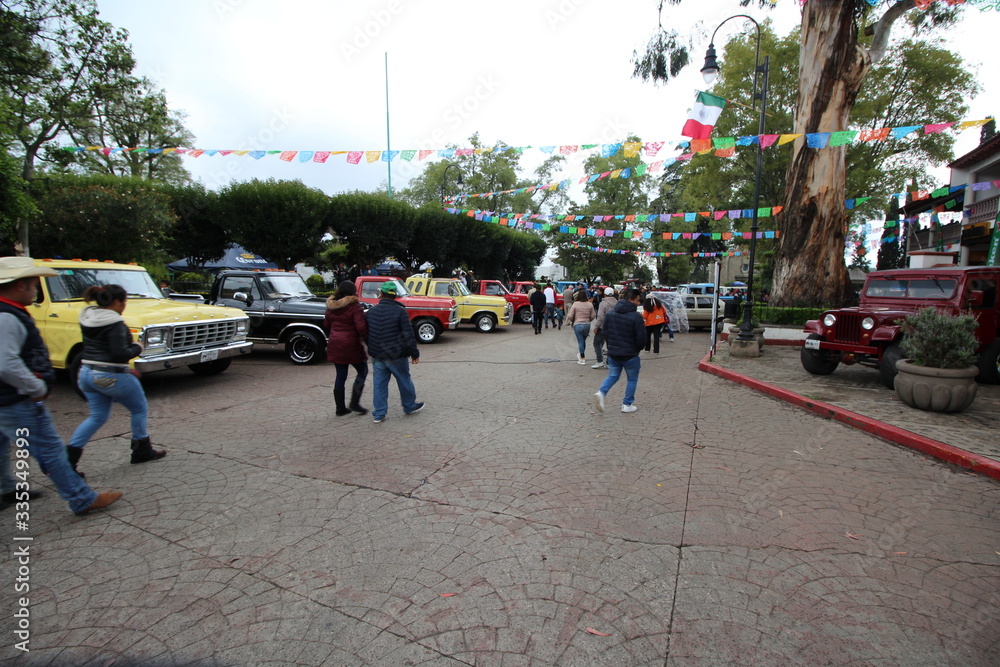 Obraz premium Feria del auto clásico México (Expo Mexico old cars)