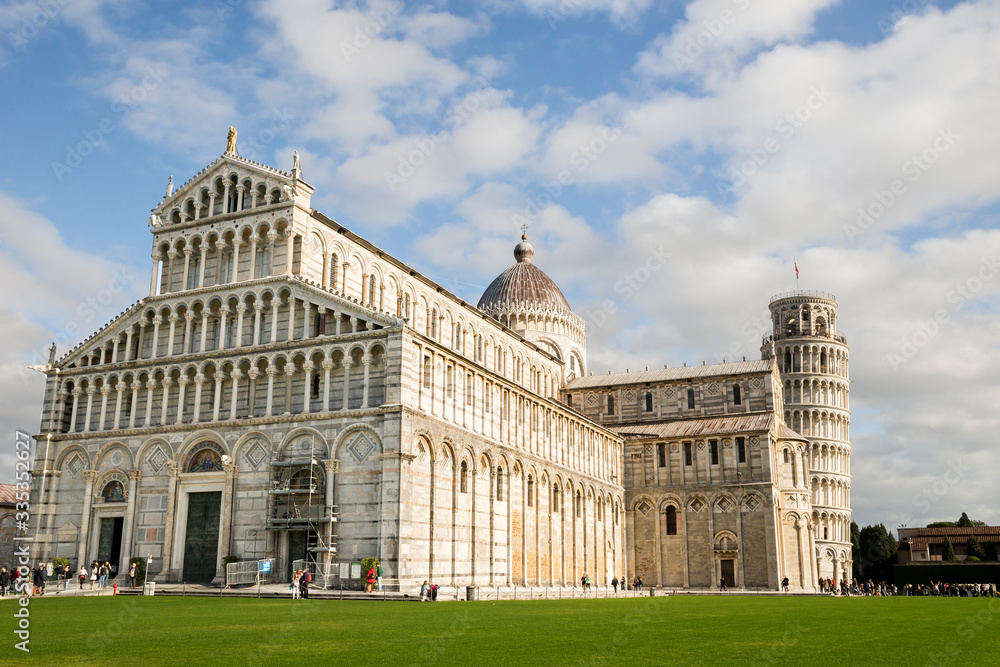 Architectural Sights of Cathedral of Santa Maria del Fiore (Duomo di Firenze) in Florence,
Italy

PISA

Panoramic View of Cathedral and Leaning Tower of Pisa in Piazza dei Miracoli, Tuscany 
Region, I