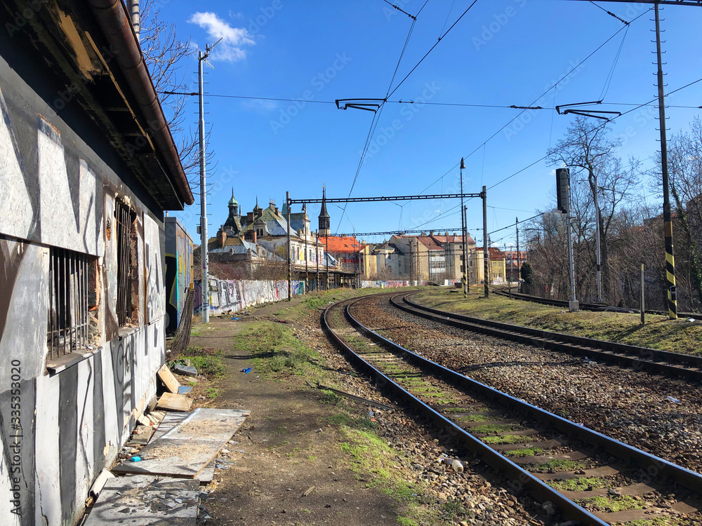 Abandoned Train Station in Prague
