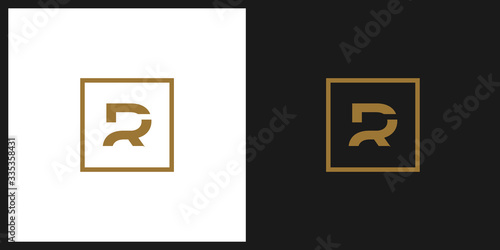 tor illustration in the form of the letter "R". suitable for company or individual logos.