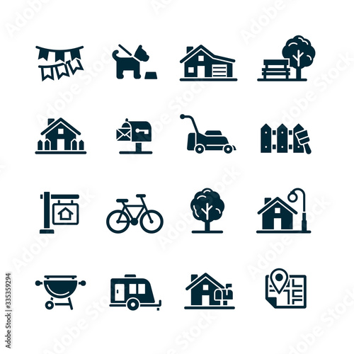 Real Estate and Homes icons