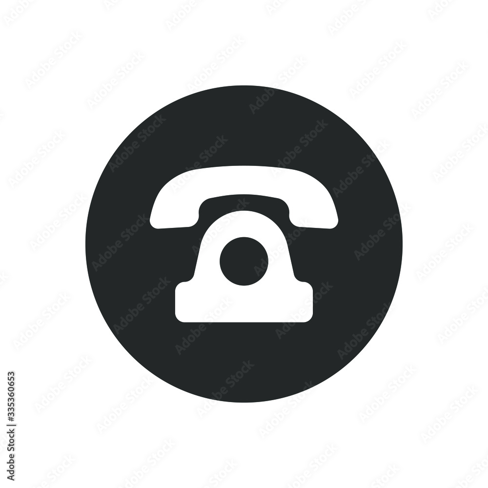 single icon of old phone vector illstration single icon of old phone vector illstration
