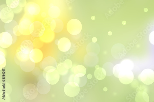 Abstract light green and yellow delicate elegant beautiful blurred background. Fresh modern light texture with soft style design for happy spring and summer banner backdrop and poster concept. Space f