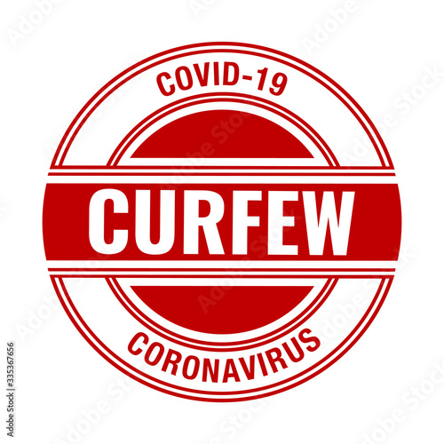 Coronavirus COVID-19. CURFEW