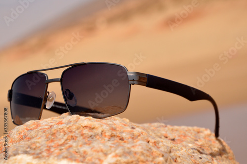 sunglasses on the beach