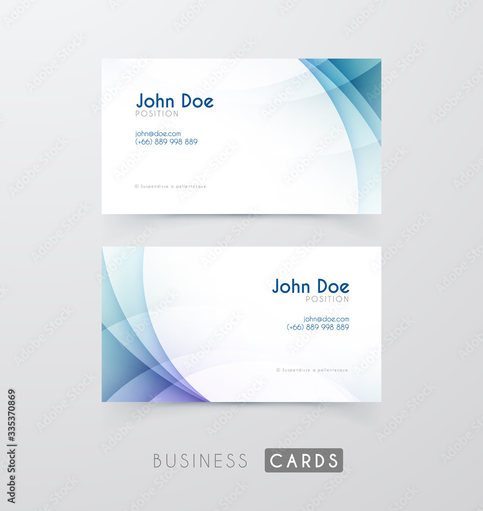 Fototapeta premium business card template