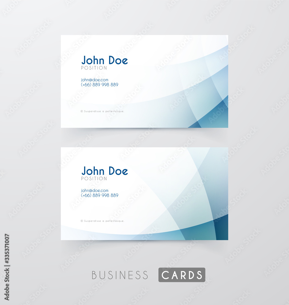 business card template