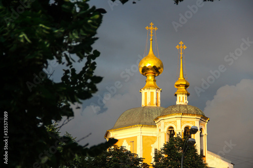 golden domes of orthodox church