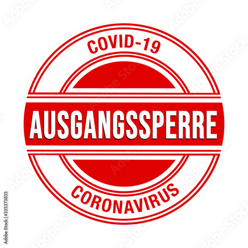 Ausgangssperre  CURFEW