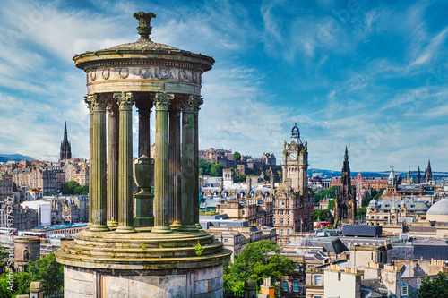 The city of Edinburgh in Scotland