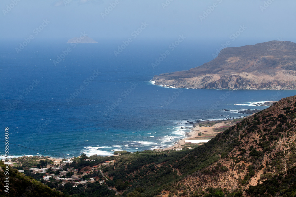 Falasarna beach, Crete island, Greece
