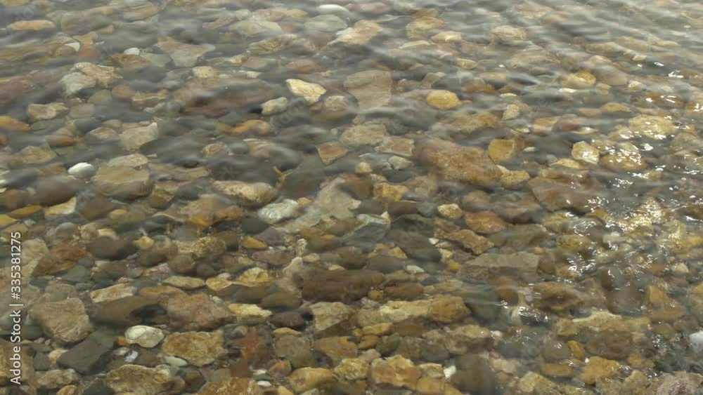 小石のある水辺風景 小石のある水辺風景