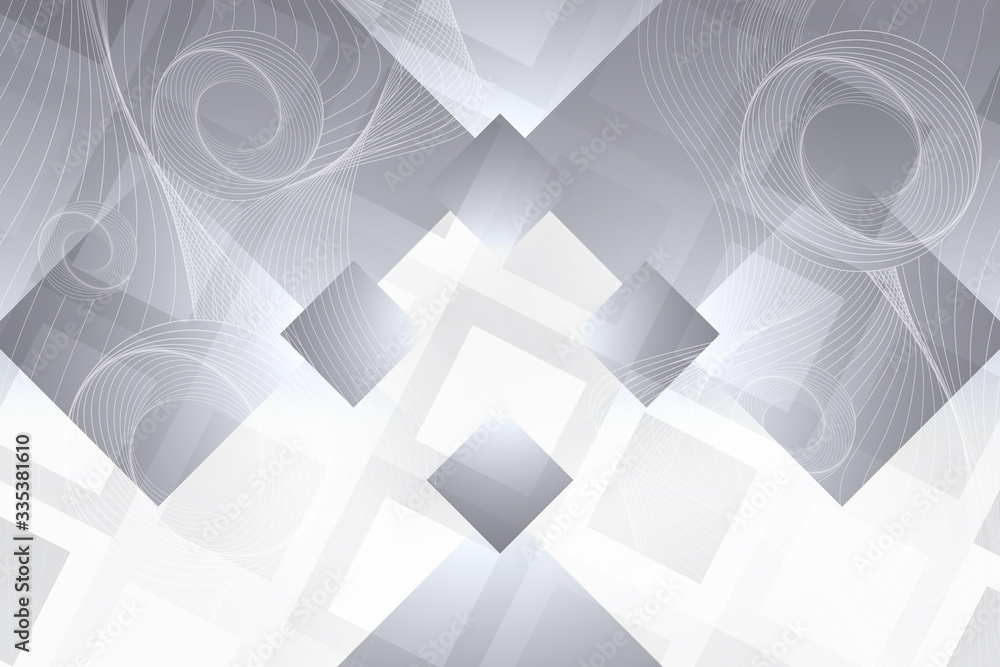 Obraz premium abstract, blue, technology, design, wallpaper, illustration, texture, pattern, digital, light, graphic, backdrop, business, computer, futuristic, concept, space, square, web, halftone, 3d, white