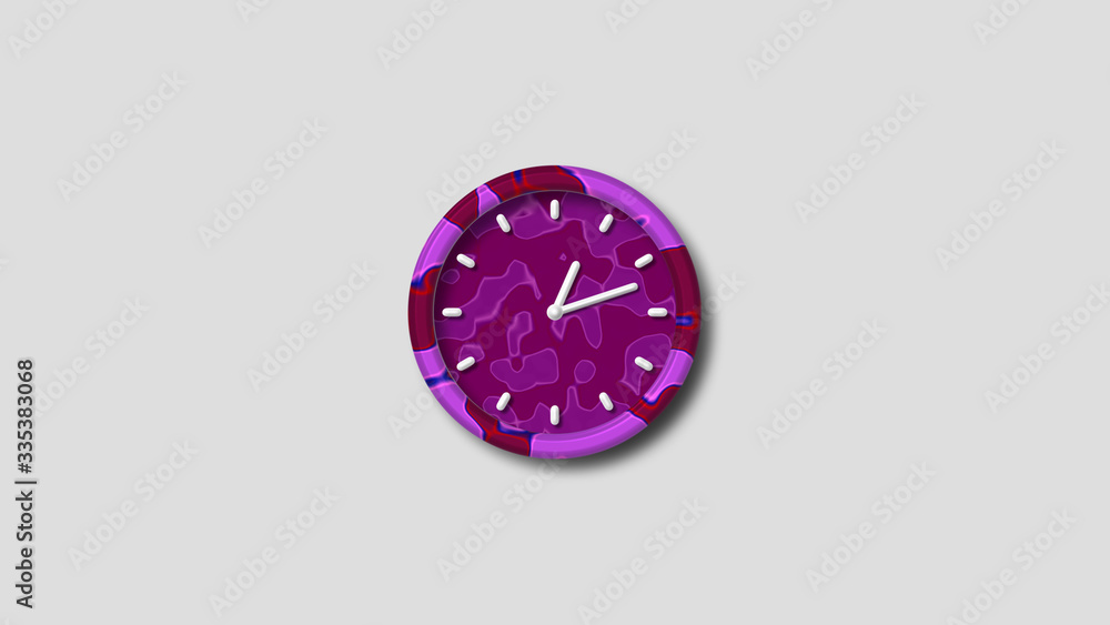New pink wall clock icon on white background,counting down clock icon New pink wall clock icon on white background,counting down clock icon