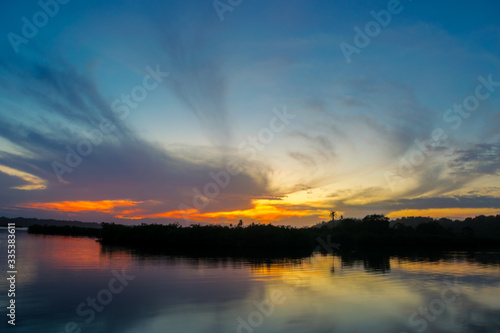 Bocas Del Toro Sunset Over Mangrove Islands