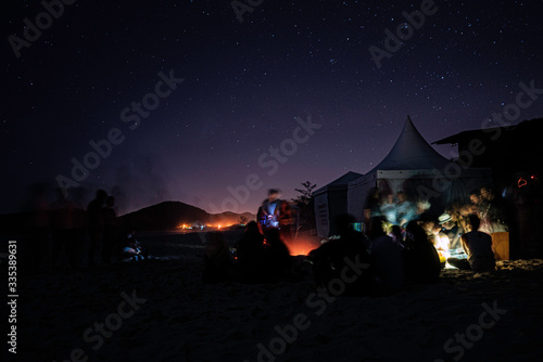 luau on the beach