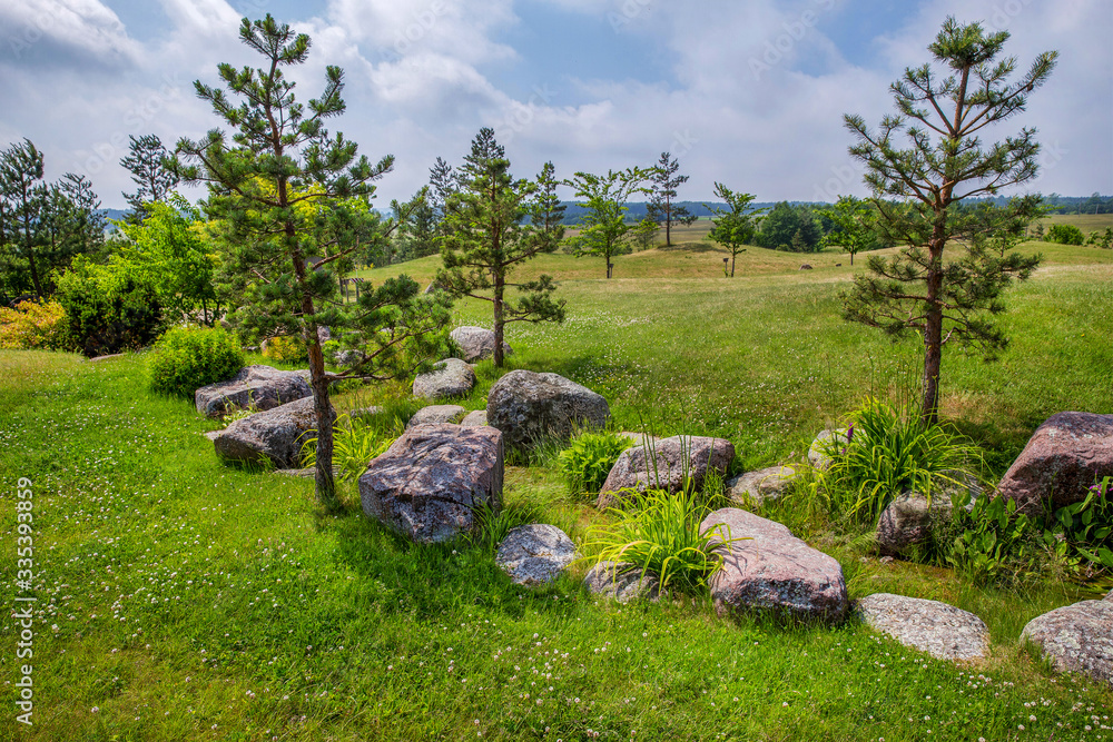 Amazing dry spring in japanese garden near Palanga Amazing dry spring in japanese garden near Palanga