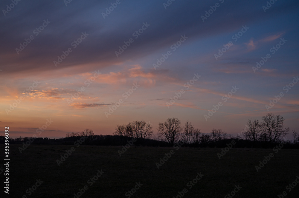 Naklejka premium Landschaft im Frühling