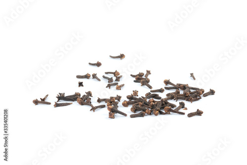 Spice cloves isolated on white background © echo617