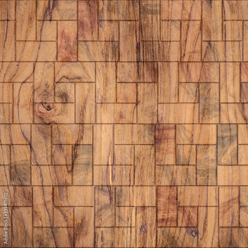 Wallpaper Mural Wood decorative carved  tiles, 3d illustration Torontodigital.ca