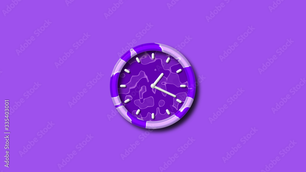 New purple 3d wall clock,counting down 3d wall clock,purple 3d wall clock New purple 3d wall clock,counting down 3d wall clock,purple 3d wall clock