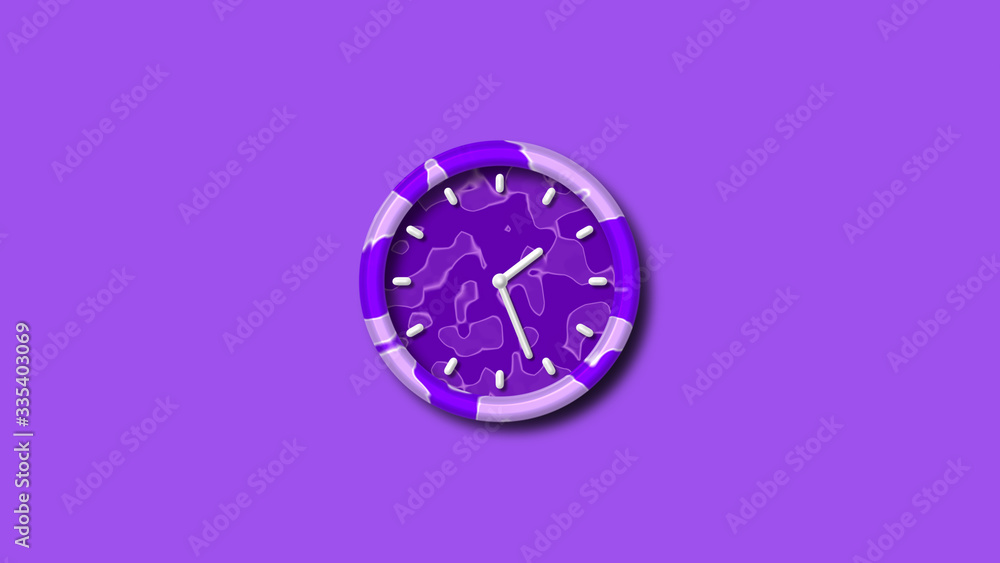 New purple 3d wall clock,counting down 3d wall clock,purple 3d wall clock New purple 3d wall clock,counting down 3d wall clock,purple 3d wall clock
