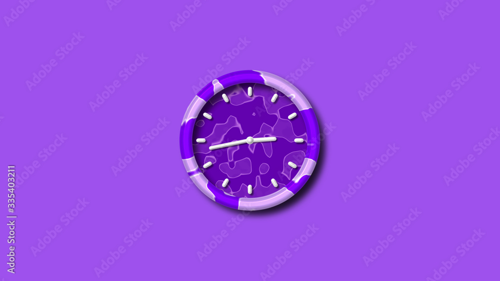 New purple 3d wall clock,counting down 3d wall clock,purple 3d wall clock New purple 3d wall clock,counting down 3d wall clock,purple 3d wall clock