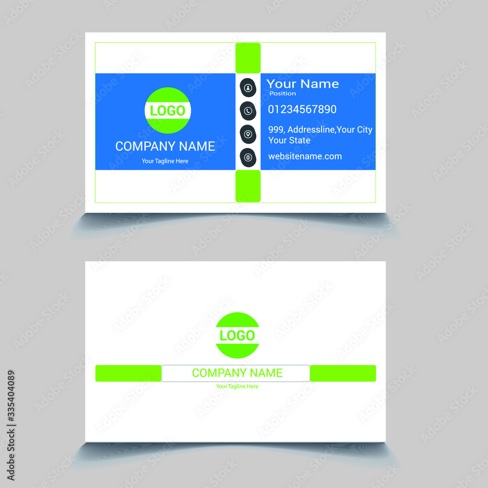 Print ready Modern presentation card. Vector business card template. Visiting card for business and personal use. Vector illustration design. Print ready Modern presentation card. Vector business card template. Visiting card for business and personal use. Vector illustration design.