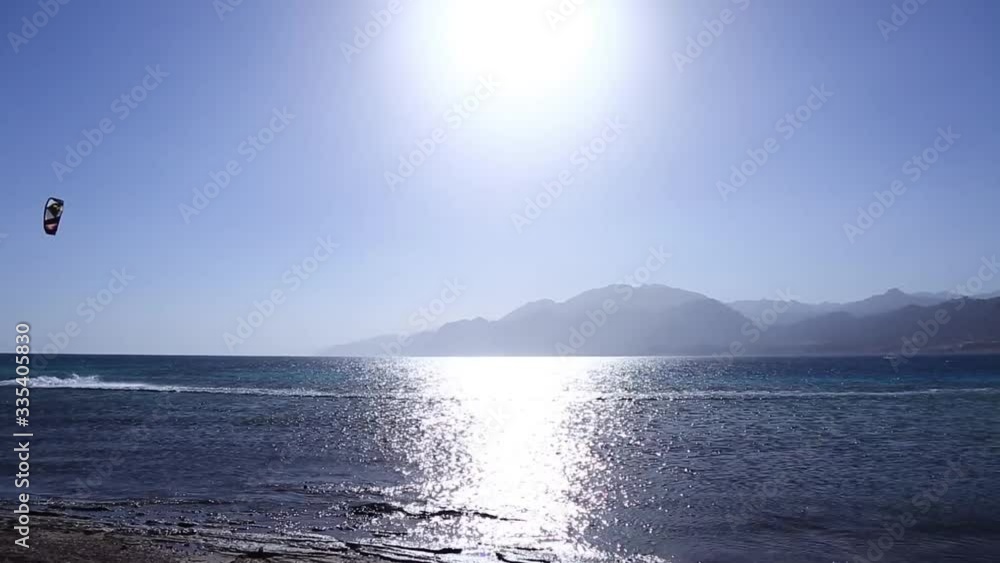 Water sports on the Red Sea shore of the Red Sea in Sharm El-Sheikh Water sports on the Red Sea shore of the Red Sea in Sharm El-Sheikh