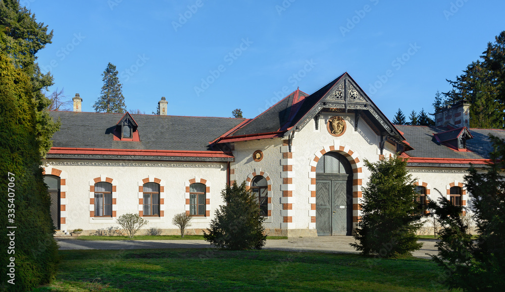 Palace and Park Ensemble Villa Hermes in Vienna. Emperor Franz Joseph I presented the palace to his wife, Empress Elizabeth. Palace and Park Ensemble Villa Hermes in Vienna. Emperor Franz Joseph I presented the palace to his wife, Empress Elizabeth.