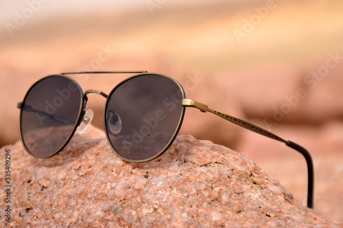 sunglasses on the beach