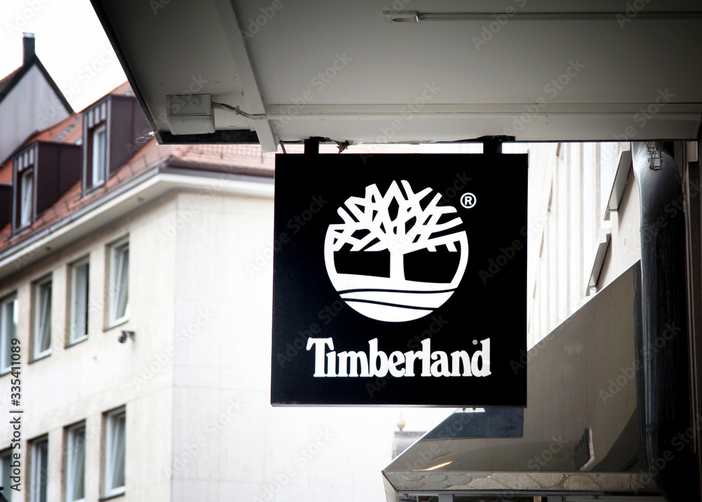Nurnberg, Germany : Timberland store in Hong Kong. Timberland is an  American manufacturer and retailer of outdoors wear founded in 1918 by  Nathan Swartz Stock Photo | Adobe Stock