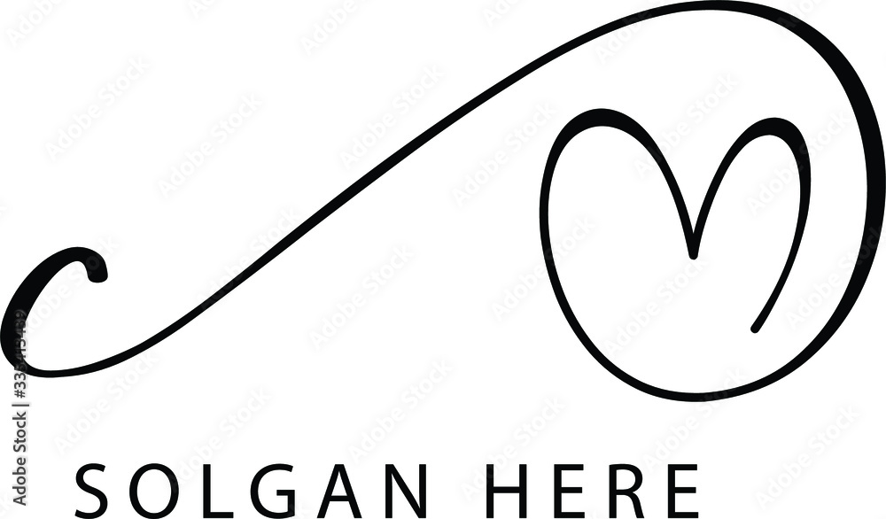 a wedding signature logo design a wedding signature logo design
