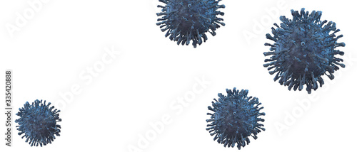 coronavirus , covid 19 , 3d render