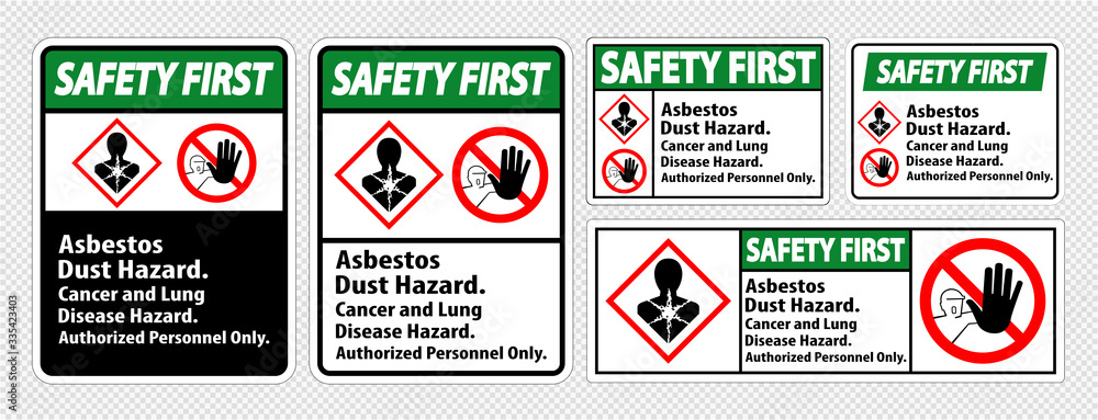 Safety First Label Disease Hazard, Authorized Personnel Only Isolate on transparent Background,Vector Illustration Safety First Label Disease Hazard, Authorized Personnel Only Isolate on transparent Background,Vector Illustration