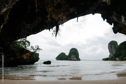 rocks in the beach of thailand