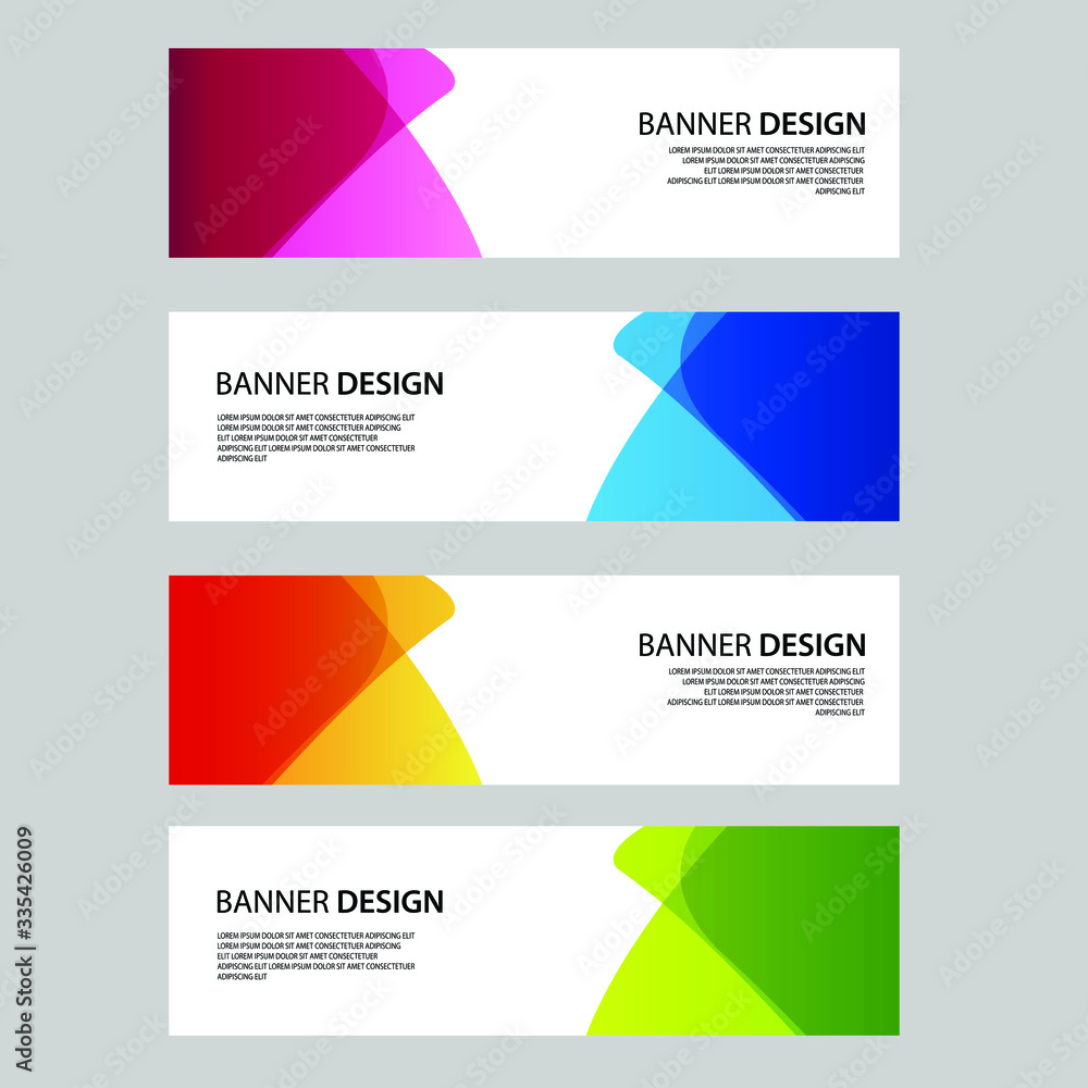 Vector Abstract banner web template