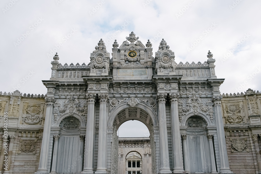 dolmabahce palace in istanbul turkey 