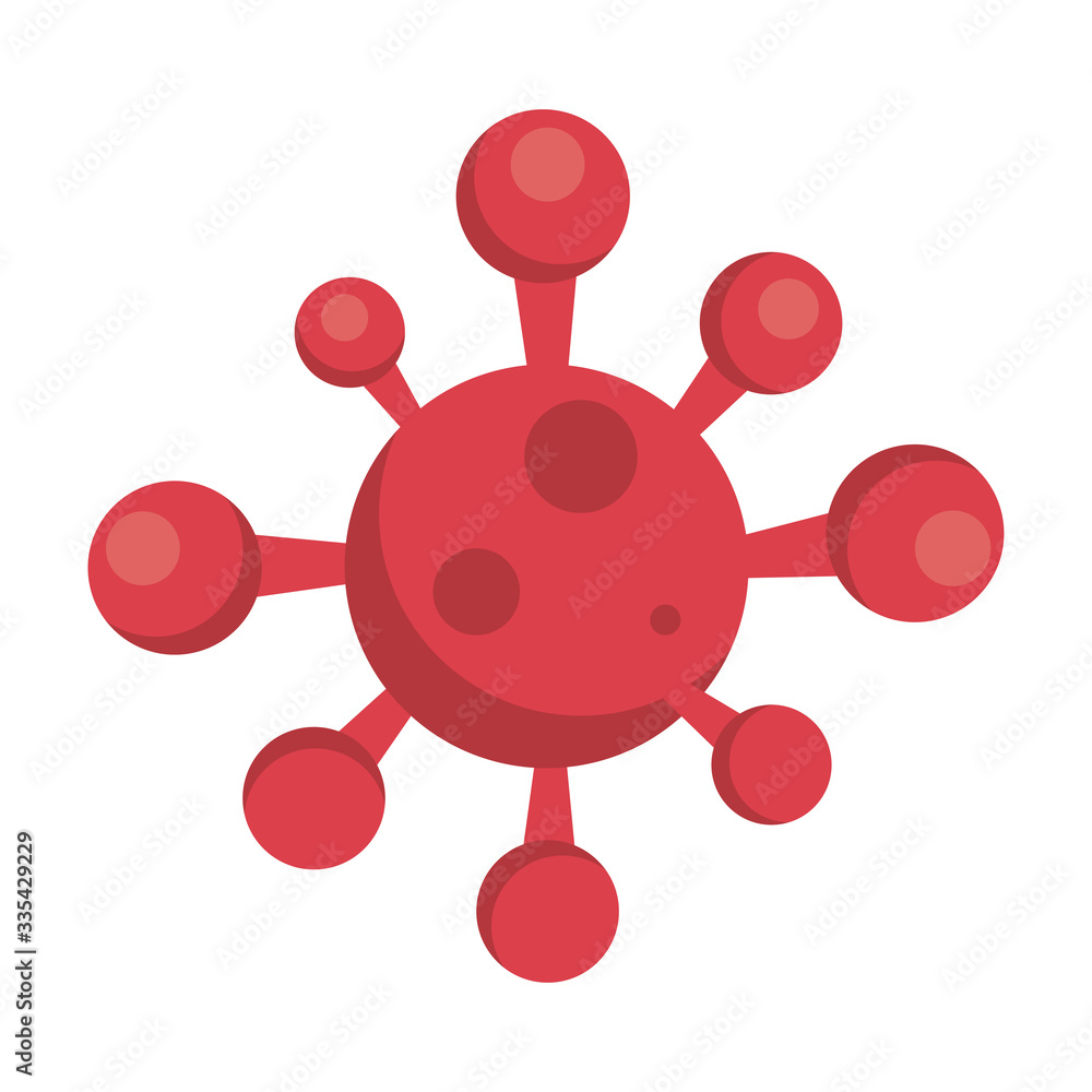 covid19 pandemic particle isolated icon covid19 pandemic particle isolated icon