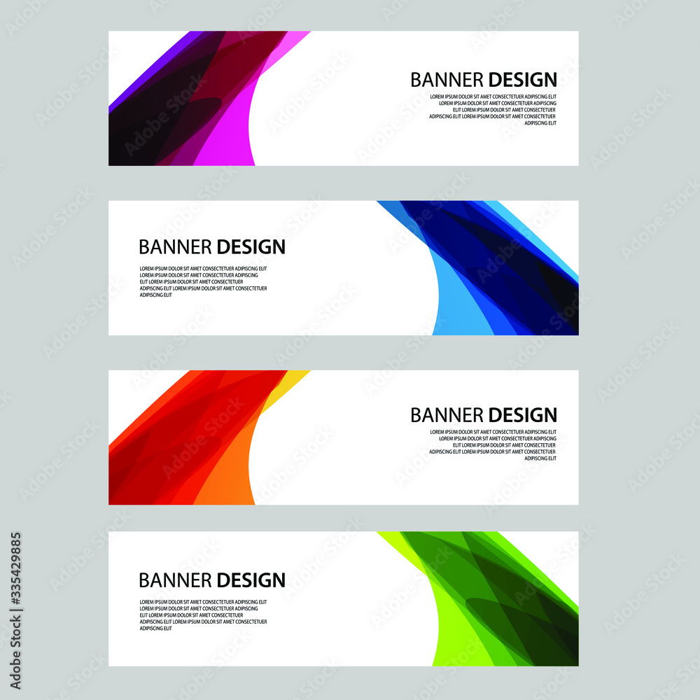 Vector Abstract banner web template