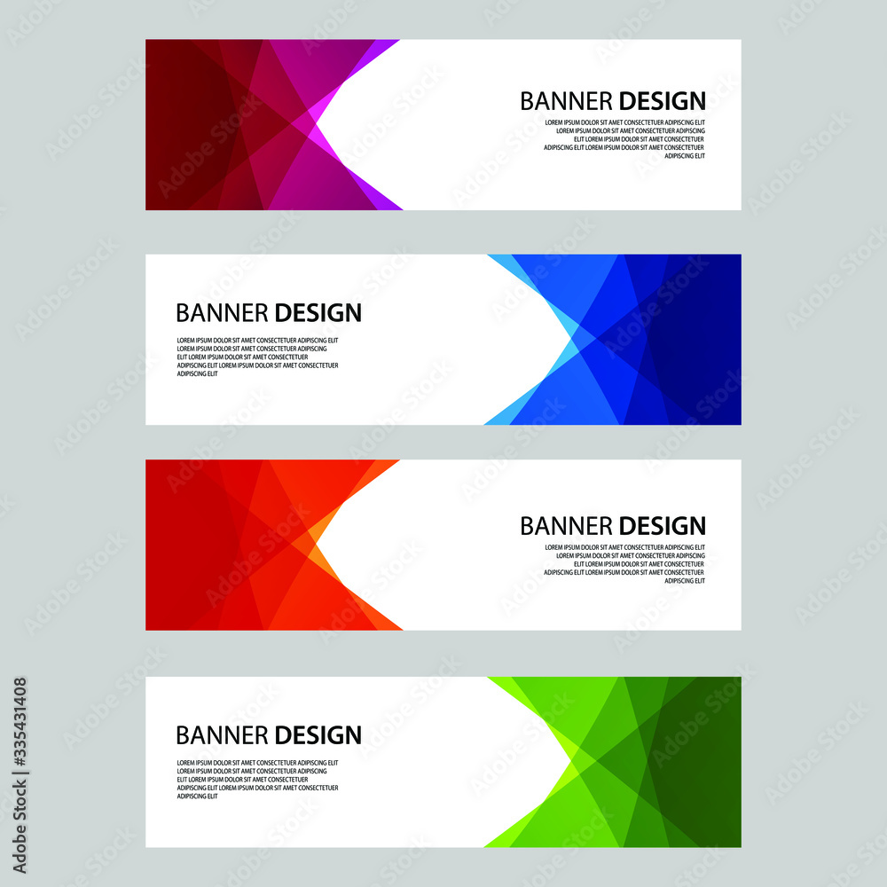 Vector Abstract banner web template Vector Abstract banner web template