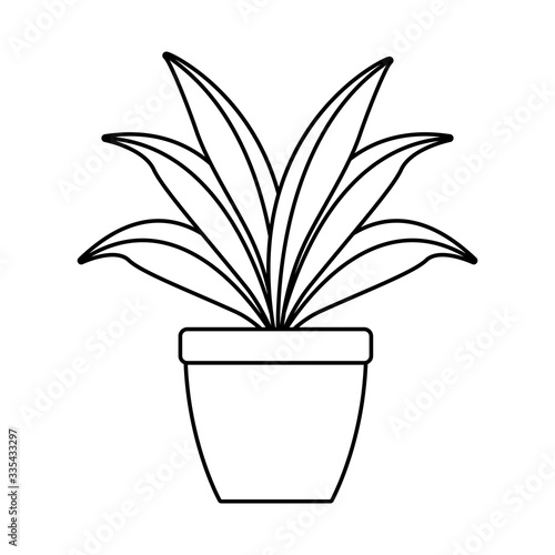 houseplant home decoration isolated icon