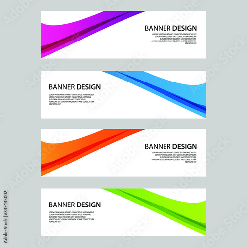 Free Download Vector Abstract banner web template - GFXLoad