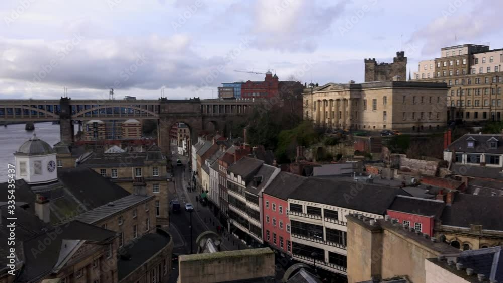 Newcastle upon Tyne east of England city UK 4K Newcastle upon Tyne east of England city UK 4K